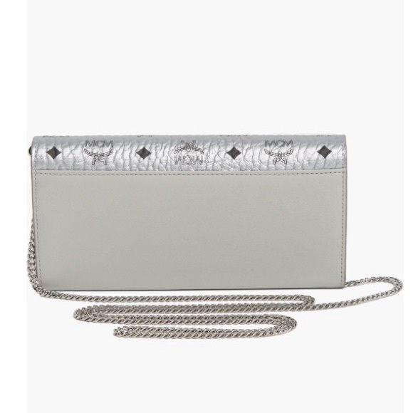 NWT MCM Travia Visetos Wallet on a Chain - Picture 2 of 13